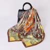 Women's Baotou Artificial Silk Satin Silk Scarf 90cm Printing Square Scarf Silk Scarf