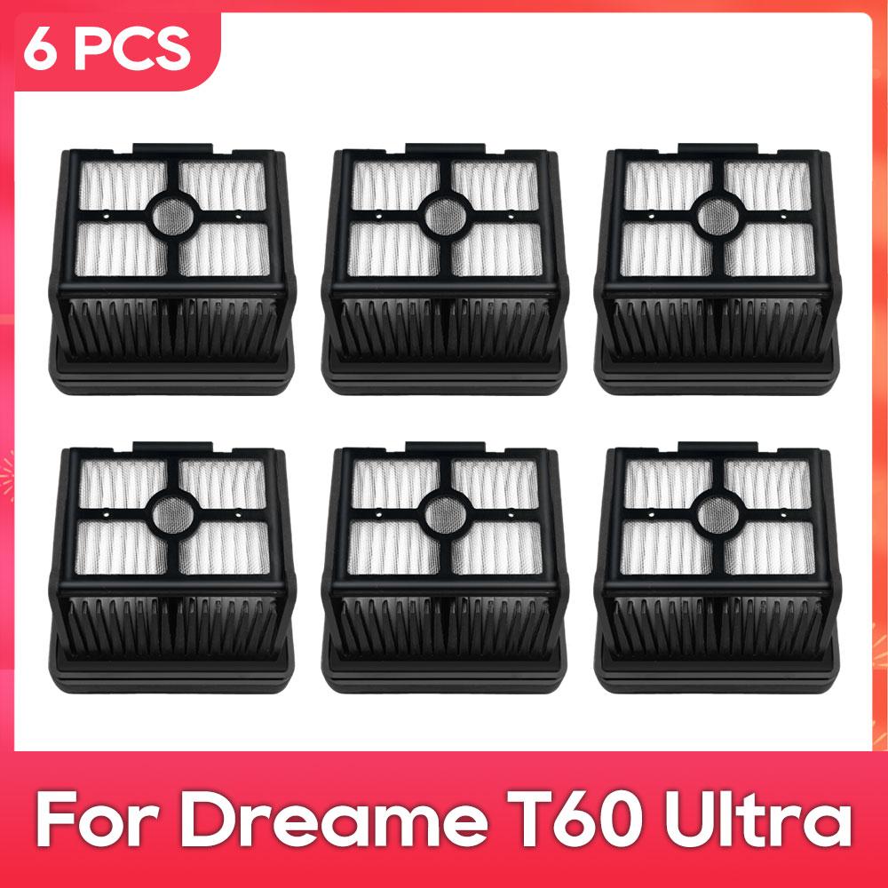 Compatible For ( Dreame T60 / T60 Ultra / T60 Member / T60 Ultra Max ) Vacuum Cleaner Roller Brush Filter Parts Accessories