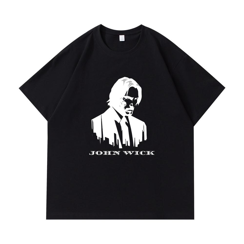 Fastpaced Pursuit 4 John Wick Keanu Reeves Pure Cotton T Shirt Unisexs Clothing and Womens Clothing 2026 Summer New TShirt