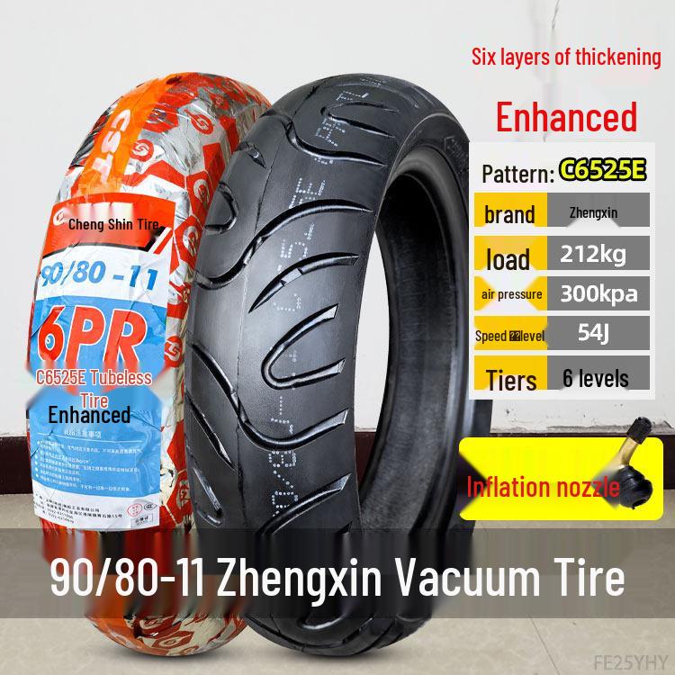 Zhengxin Electric Vehicle & Motorcycle Tire 90/80-11, 110/70-100 Vacuum Tire for Road Riding
