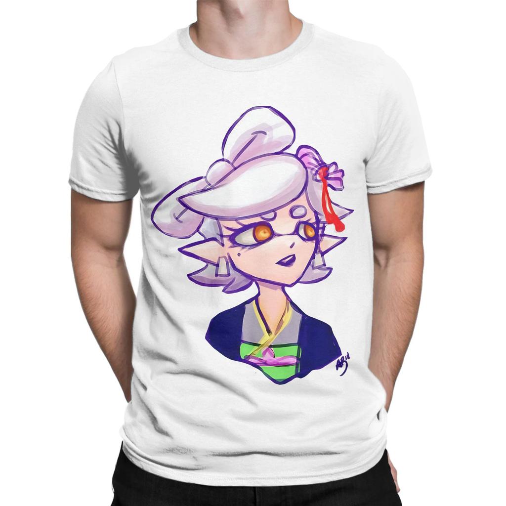 Marie Novelty Graphic 100 Cotton Tshirt Squid Sisters Tops Tees For Unisex