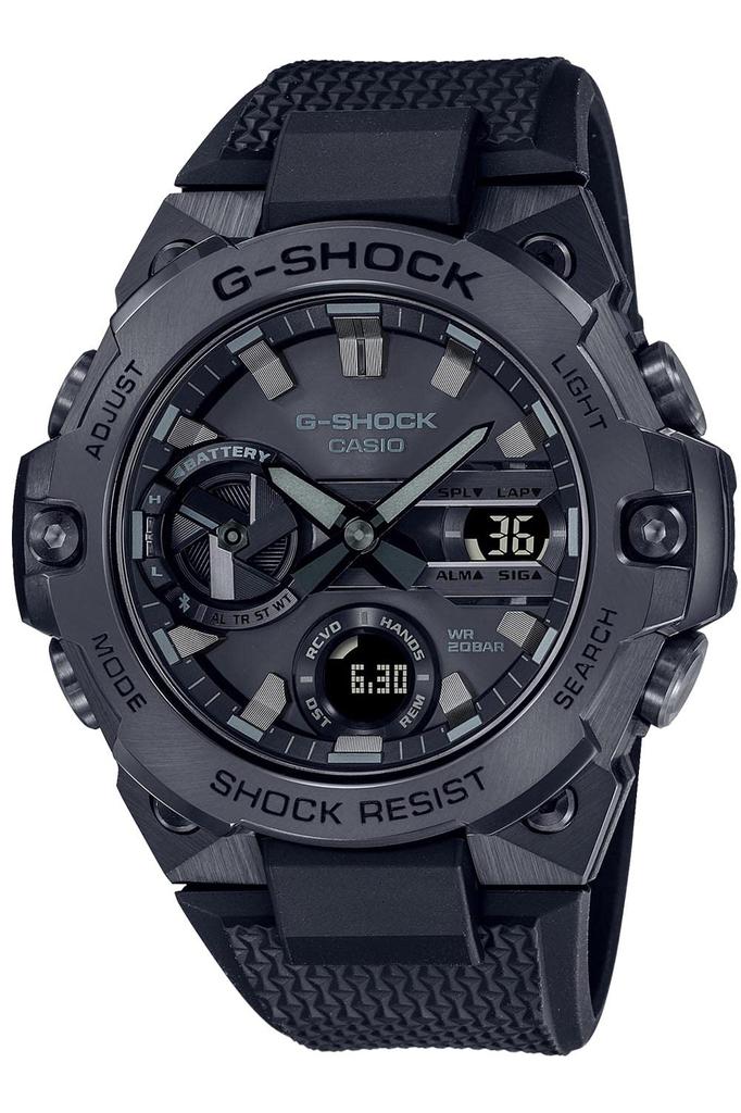 Casio G-Shock G-STEEL Bluetooth Watch, GST-B400BB-1AJF, Men's, Black, Authentic Japanese Product