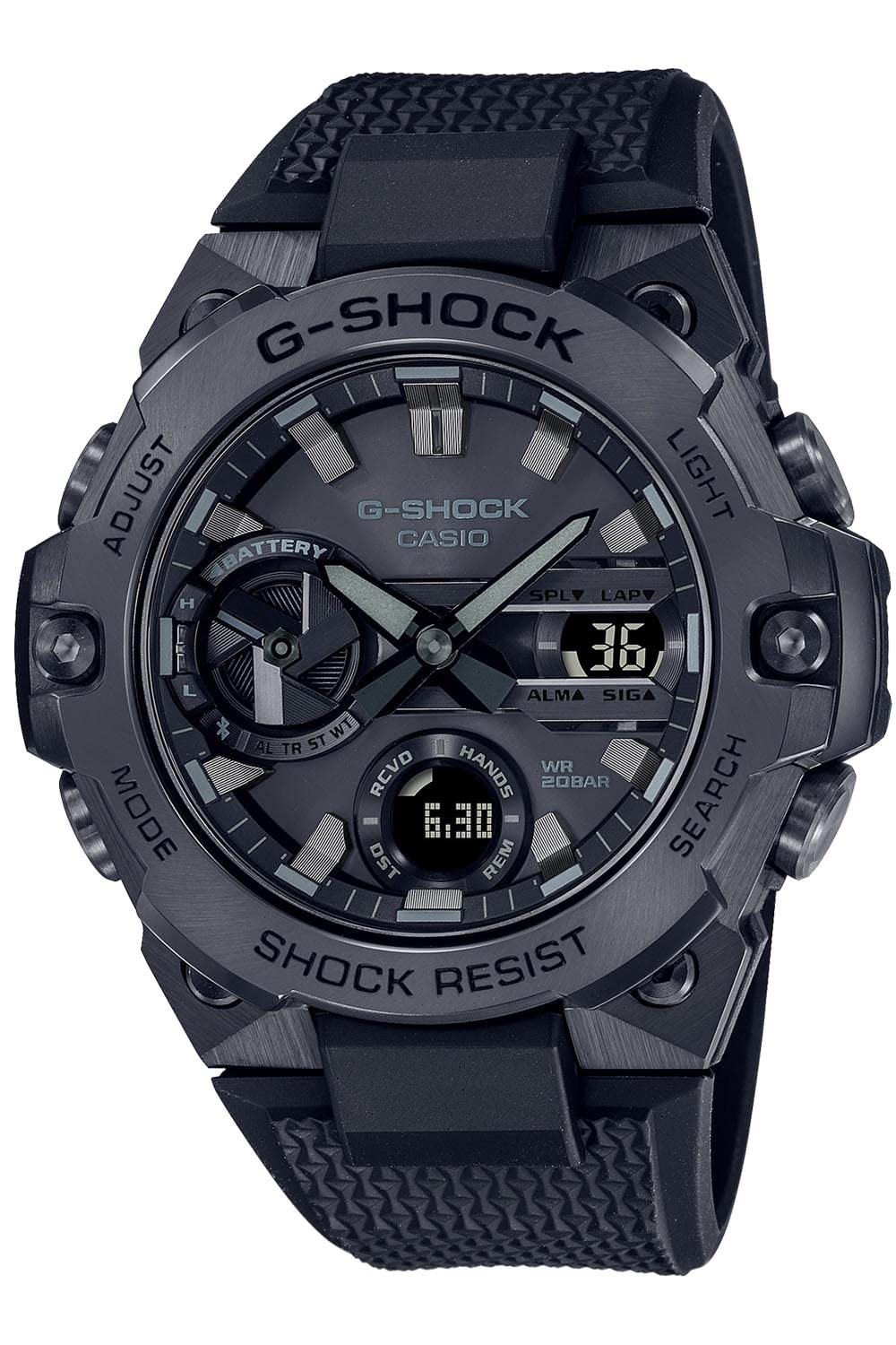 

[Casio] G-Shock Watch [Domestic Genuine Product] G-STEEL Bluetooth Equipped GST-B400BB-1AJF Men s Black