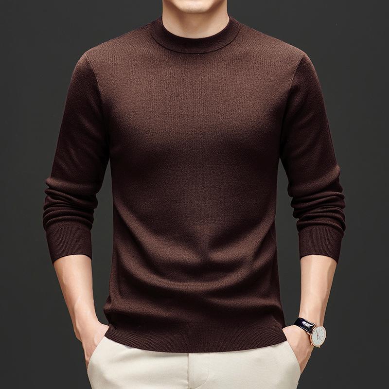 Men's Autumn and Winter High-end Sweater Bottoming Knitted Sweater