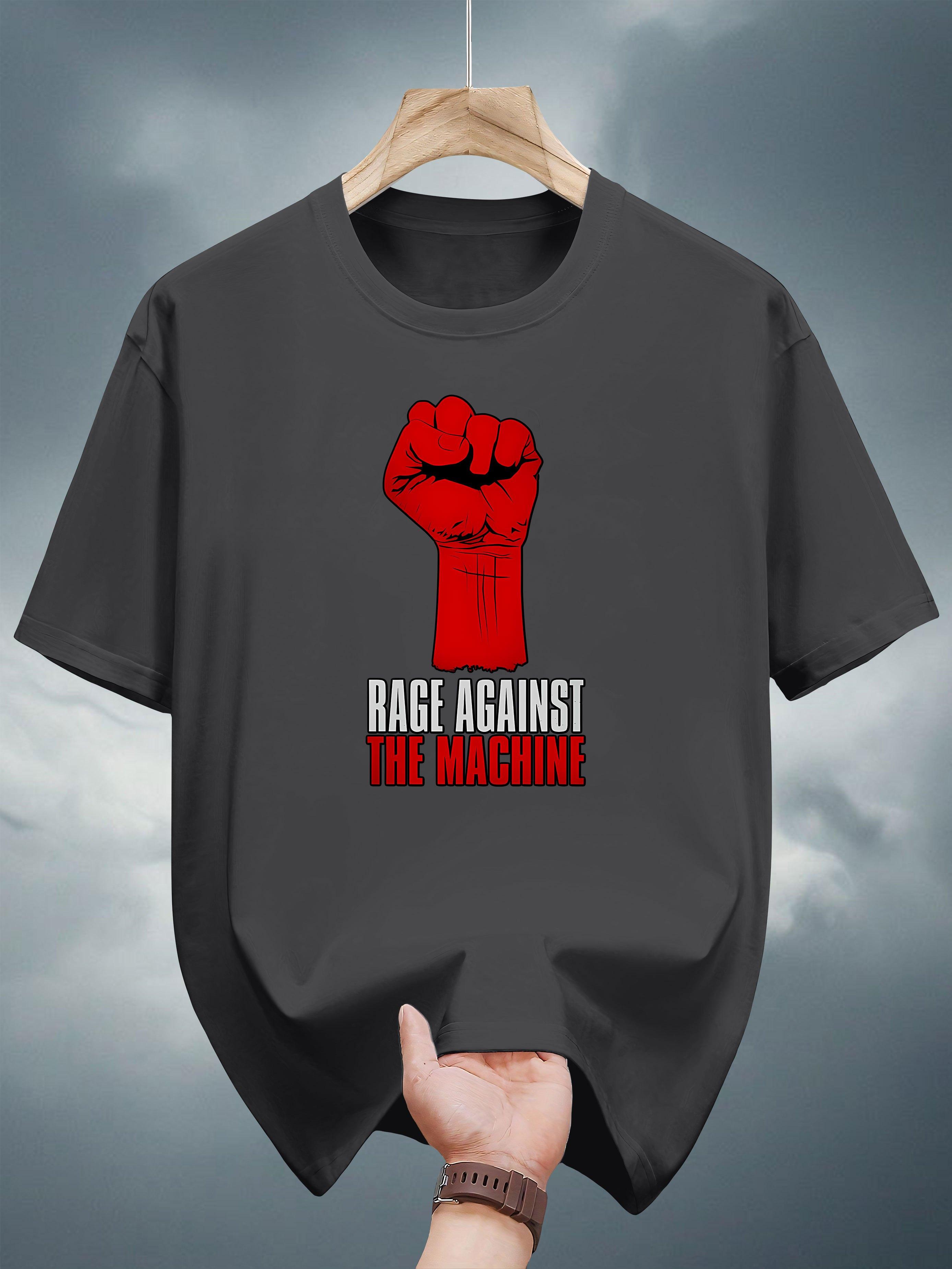 100% Cotton Graphic T-shirt - Rage Against the Machine Fist Print L
