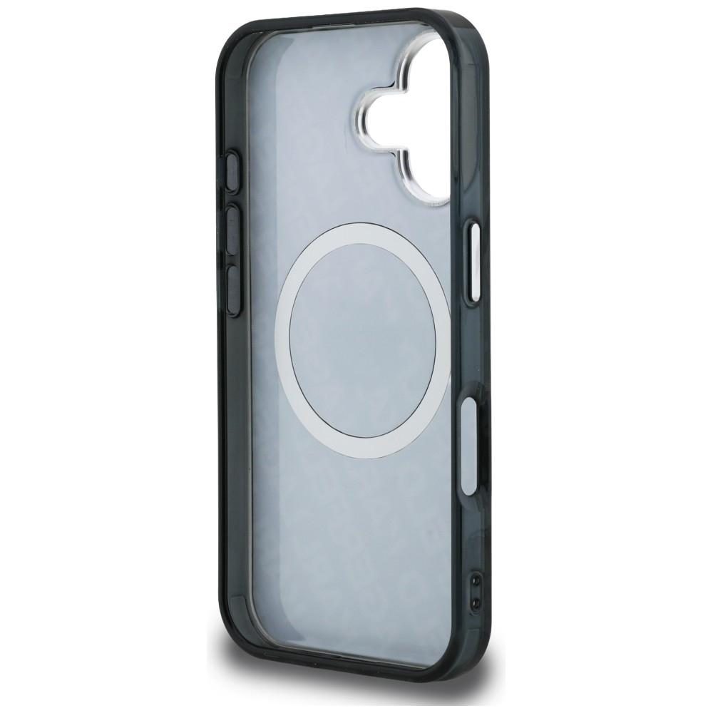 Karl Lagerfeld IML Choupette Head Logo MagSafe Case for iPhone 16 Black