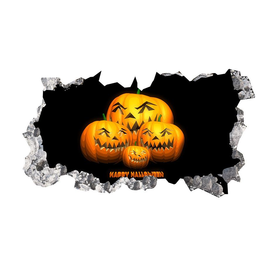 Halloween Horror Wall Sticker, Spooky Stickers & Floor Decals for Halloween Party, Haunted House & Home Horror Decorations