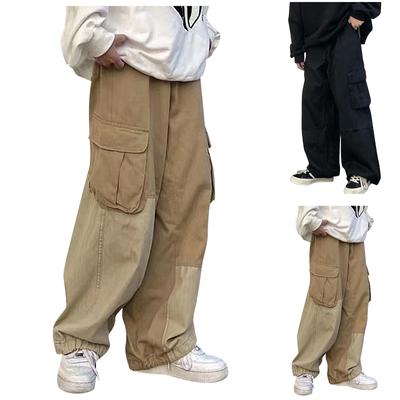 Men's Overalls Drawstring Multi Pocket Casual Pants Hiking Pants