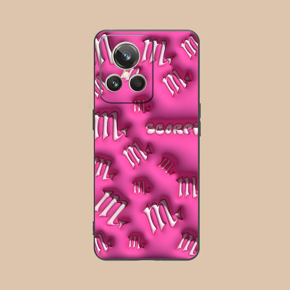 Zodiac Sign Scorpio Phone Case for Realme 15 14 13 12 11 10 9 Pro Plus T I Lite 5G Soft TPU Shockproof Cover