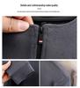 Men's Plush Half-Zip Stand Collar Fleece Sweatshirt for Autumn/Winter