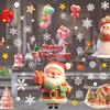 Schneeflocke Alter Mann Bunt Weihnachten Fensteraufkleber Frohe Weihnachten Thema PVC Festival Party Aufkleber Neujahr