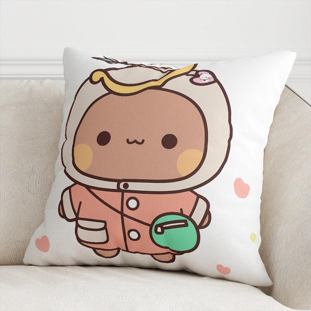 Office Living Room Home Pillowcase Kawaii Cartoon Bear Pattern Pillowcase Car Ornaments