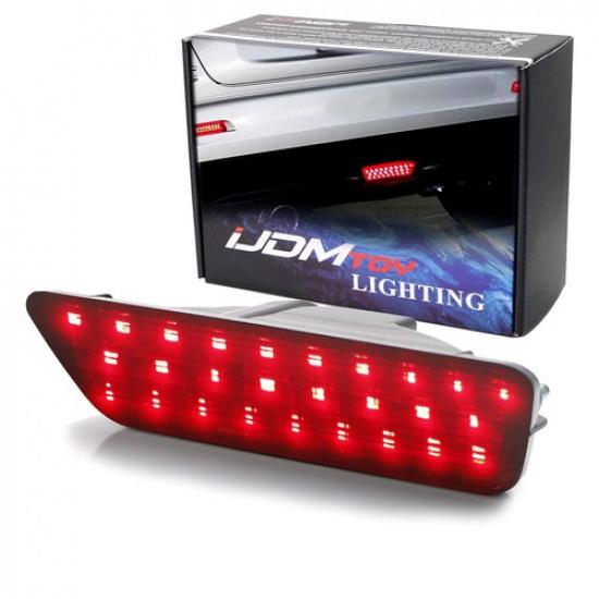 

JDM Style Smoked Lens Full LED Rear Fog Light Kit For Nissan Juke Rogue Murano