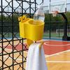 Court Fence Bottle Holder with Phone Holder And Towel Hook Hands Free Bottle Holder Court Net Storage Organizer for Sports Courts Quick Access