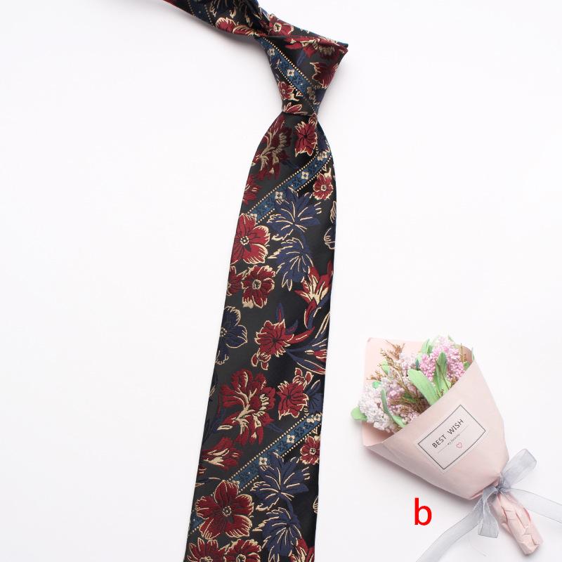 Business Dress Suit Tie Men'S Polyester Red Wedding Tie