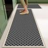 Waterproof PVC Kitchen Mat Long Non-slip Oil-Proof Floor Mats for Home Decoration Durable Easy Clean