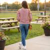 Women's Off-Shoulder V-Neck Long Sleeve Sweatshirt Casual Versatile Top