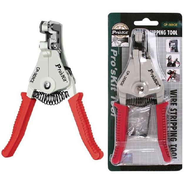 Automatic Wire Stripping Pliers CP-369AE, CP-369BE, CP-369CE: 0.5-3.2mm, 8-22AWG Single Core Wire, Ergonomic Grip, Metal, Rubber, Plastic Material,