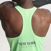 Adidas Adizero Tank Tops Men's Lime Dazzling Color Crew Neck Moderate Racerback JY6999