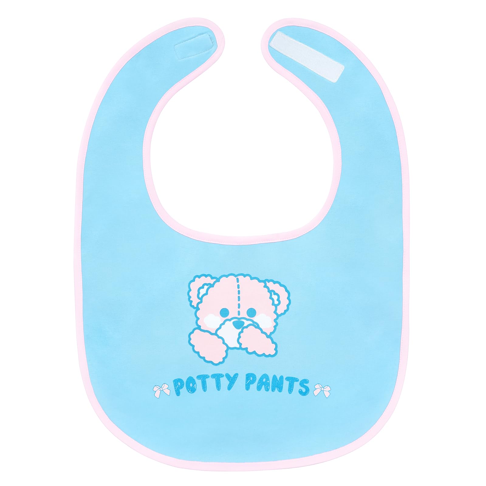 

[LittleForBig] Adult Apron, Cute Bib [Cotton + Waterproof Sheet], Potty Pants Pattern, Adjustable