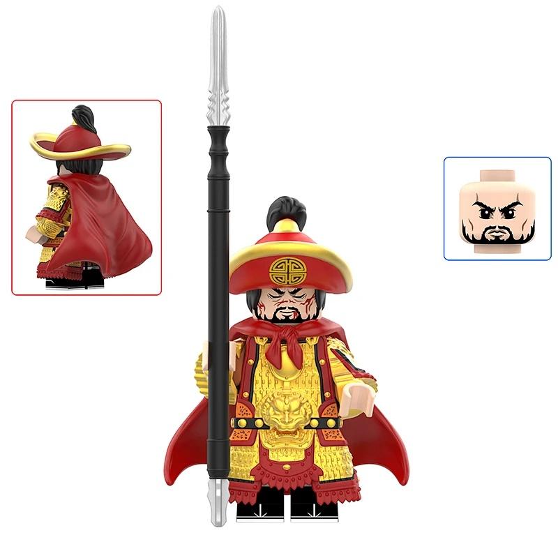 Used Boy Figure Assembly Weapon Building Block Toys