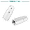 ACROPIX Valve Cap French Valve Tire Dust Cover for Bicycle Mountain Bike Road Bike MTB Aluminum Alloy Silver Tone 2pcs