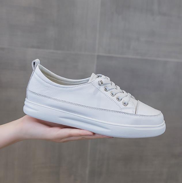 

Модные женские повседневные кроссовки из натуральной кожи 2 см больших размеров 43 весенне-летние туфли для скейтборда женские маленькие белые вулканизированные туфли для женщин 43 белый