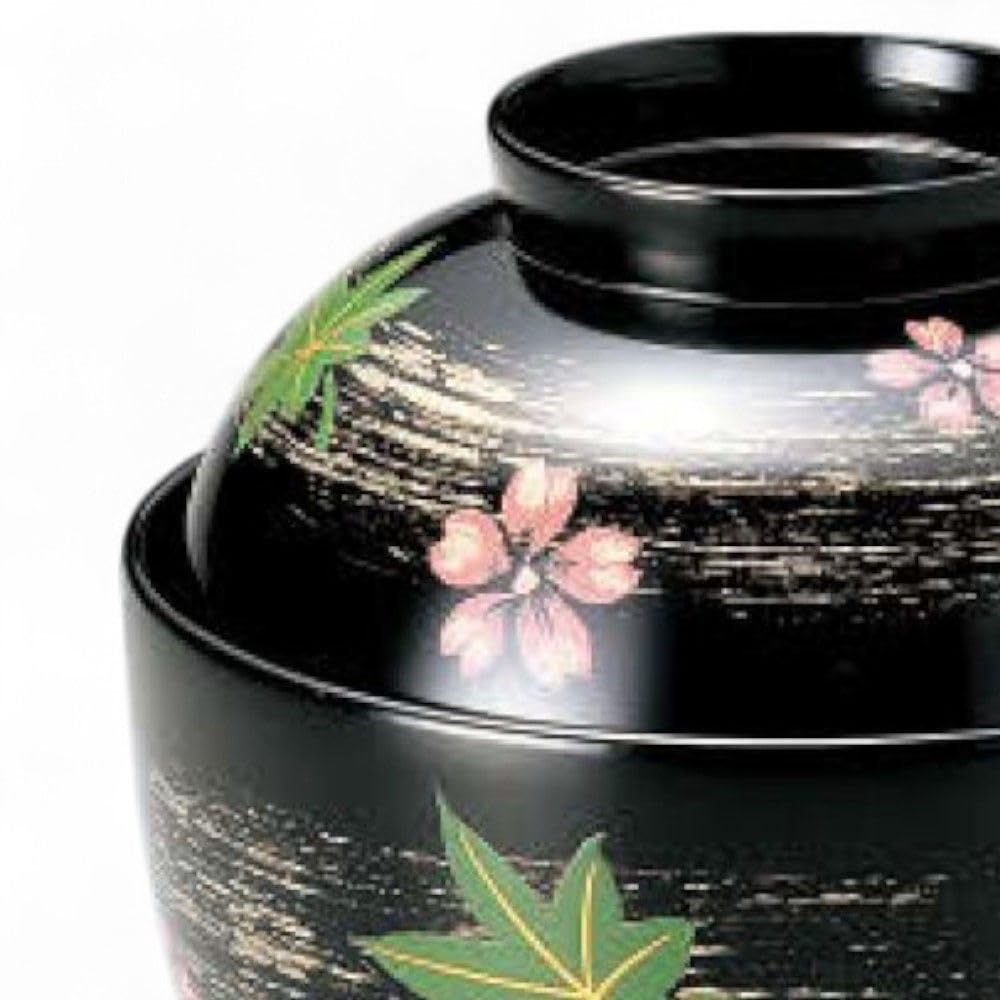 Lacquerware with Genuine Made In Japan J-kitchens Bowl, Wooden, Hand-painted, Lacquer, PID-526738,
