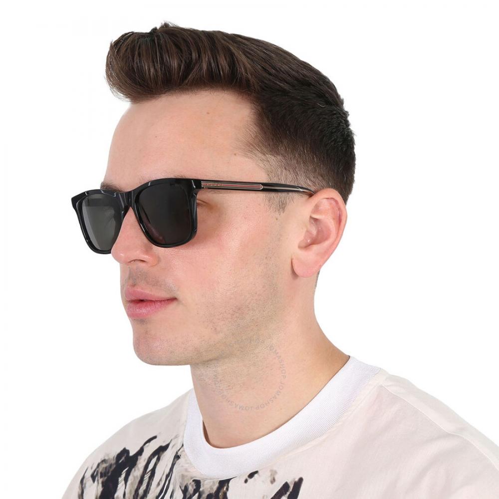 Gucci Polarized Grey Square Men S SunglaSSeS gg0381Sn 007 57