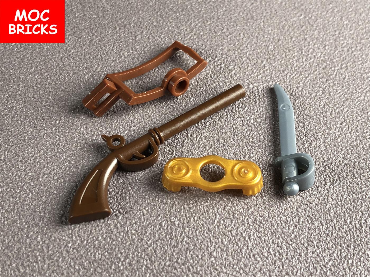 

Нетоксичные 6Наборов/Партия Moc Кирпичи Пиратский Мушкет с Замком Имперский Солдат Оружие Пистолет 2561 Образовательные Фигурки Блоки Детские Подарки Куклы
