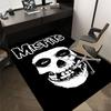 1pc Misfits Skull Carpet Anti Slip Polyester Floor Mat for office.Bedroom