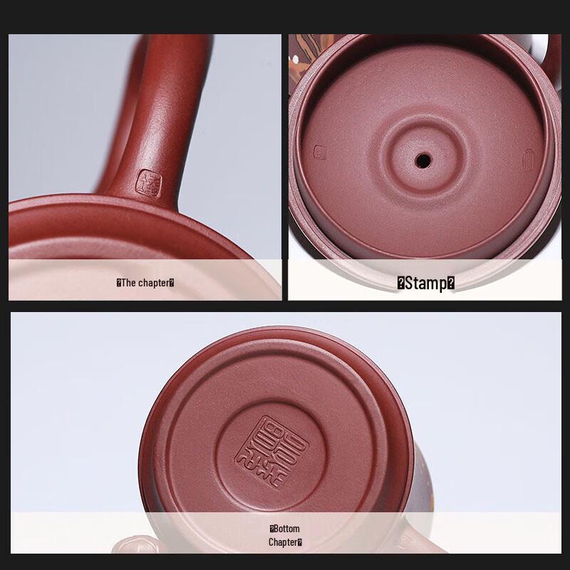 Handmade Zisha Clay Tea Cup with Infuser