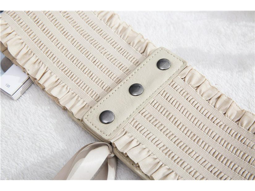 Women's Tassel Tie Slimming Lace Waist Belt