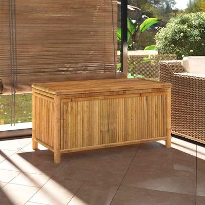 Vidaxl Trädgårdslåda, 110X52X55 Cm, Bambu