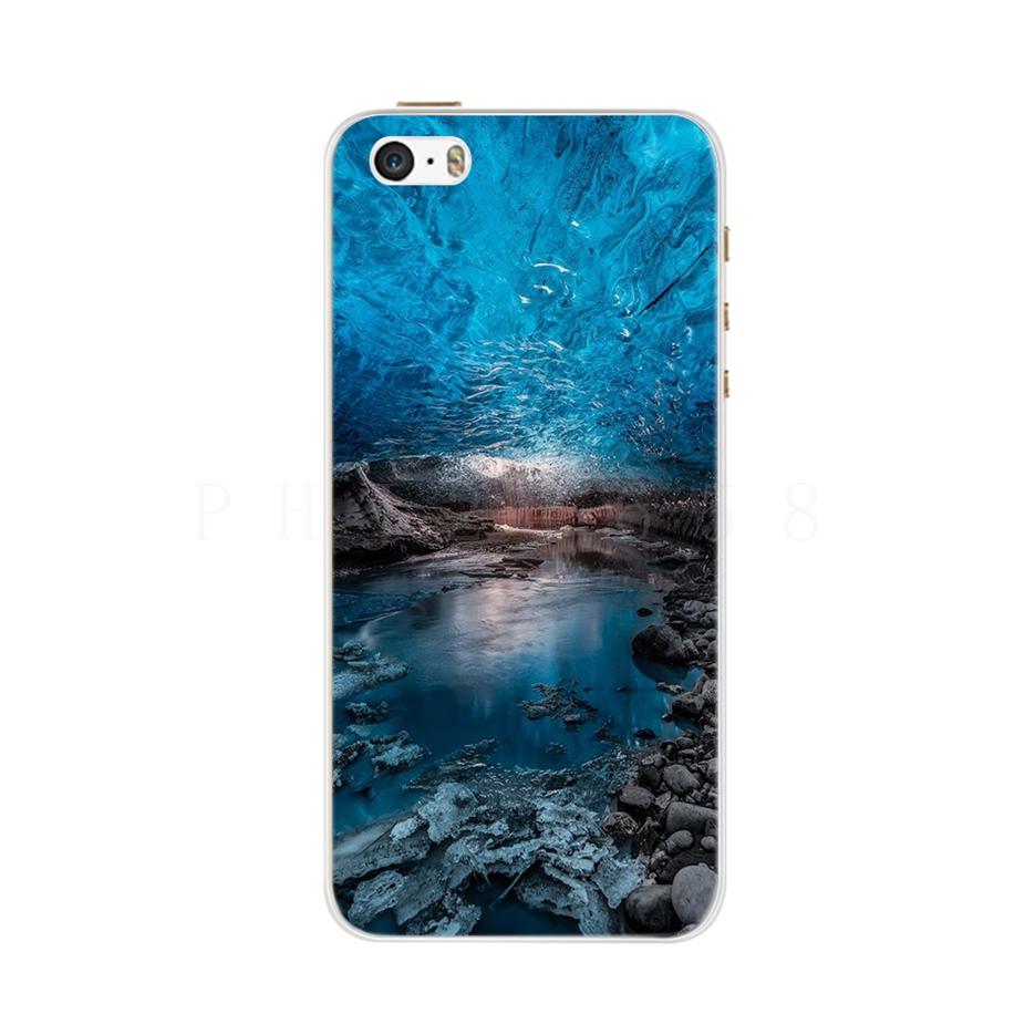 Case For iPhone 5 5S SE Case Silicone Soft TPU Cute Cartoon Pattern Protector Shell For iPhone 6 6S 5 iPhone6S Case Cover Fundas