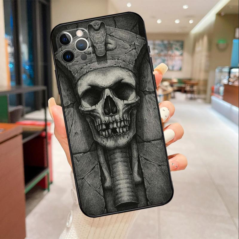 Ancient Egypt Pharaoh Phone Case For iPhone 16 15 14 11 12 13 17 Pro Max mini 15 Plus 16e 17 Air Protective Cover