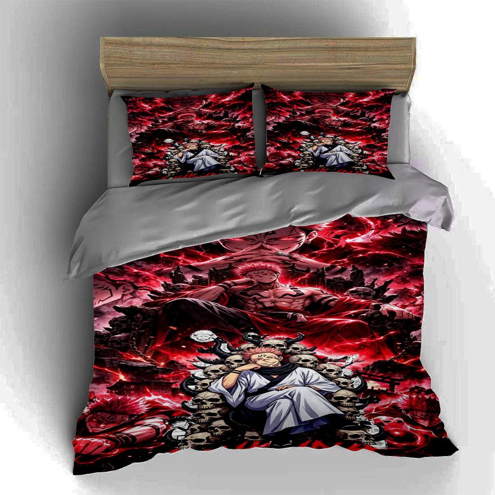 Dramatic skull imagery. Bedding Duvet cover sets Duvet covers Pillowcases gifts (1 * Duvet Cover 2 * Pillowcases, without duvet insert)