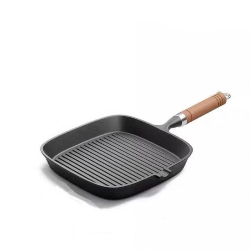 Wotuo Cast Iron Striped Steak Frying Pan