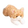 Cute Realistic Cat Plush Toy Stuffed Animal Home Car Decor Gift For Children 50cm Brown