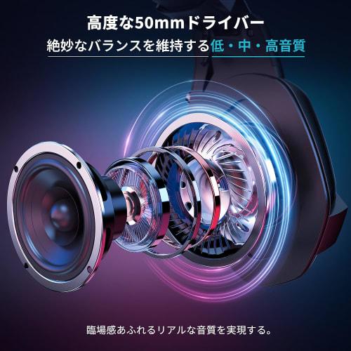 Ozeino Gaming Headset Gaming Headphones Ps5 Ps4 Switch Headset Bluetooth Headphones Wireless [TYPE-C&USB Wireless Receiver/Bluetooth/3.5mm Wired 3WAY