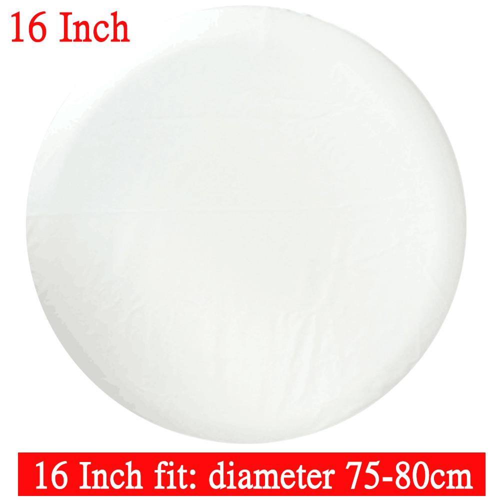 14" 15" 16" 17" Cal Czysta Czerń Biel PVC PU Pokrowiec Osłona Koła Zapasowego Pokrowiec Torba Saszetka Na Wszystkie Samochody