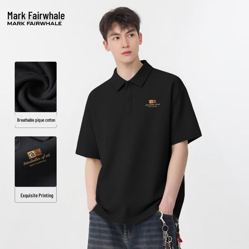

MARK FAIRWHALE Men s Short Sleeve Polo Shirt M
