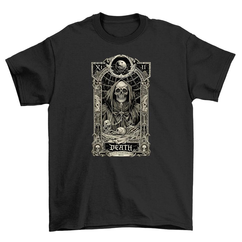 Gothic_73 Tarot Card T-shirt - Channeling Mystical Vibes! Unisex Printed Design,