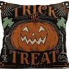 Halloween Pumpkin Letters Pushing Cover New Style Pushing Pillow Cover Pumpkin Festival Cushion Backrest Cover