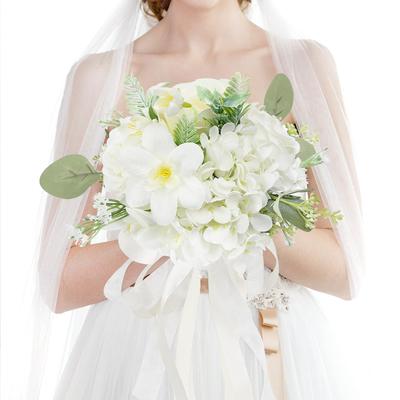 Simulation Bridal Bridesmaid Bouquet Retro Style Wedding Bouquet Rose Wedding Bouquet