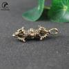 Copper Vajry Pestle Ornaments Vintage Brass Key Chains Pendant Buddha Instruments Lucky Home Decorations Avoid Evil For Gifts