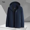 Yalu Men's Hooded Windproof Waterproof Jacket
