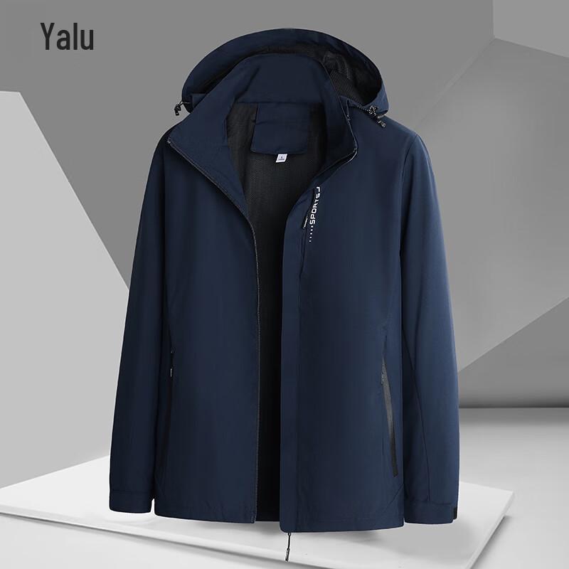 Yalu Men's Hooded Windproof Waterproof Jacket