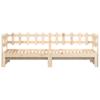 Extendable Daybed 2x (90x200) cm Solid Pine Wood