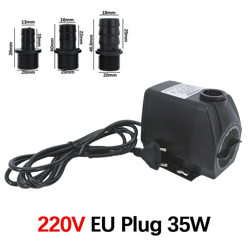 Pompa Sommersa per Acqua 35W 2200L/H Luce Acquario Fontana Stagno d'Aria Serbatoio Pompa Acqua AC 220V Spina EU